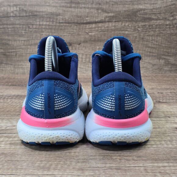 Brooks Ghost 16 GTX Women's Sz 7 B Moroccan Blue Pink Running Shoes (1204191B422 - Picture 5 of 12